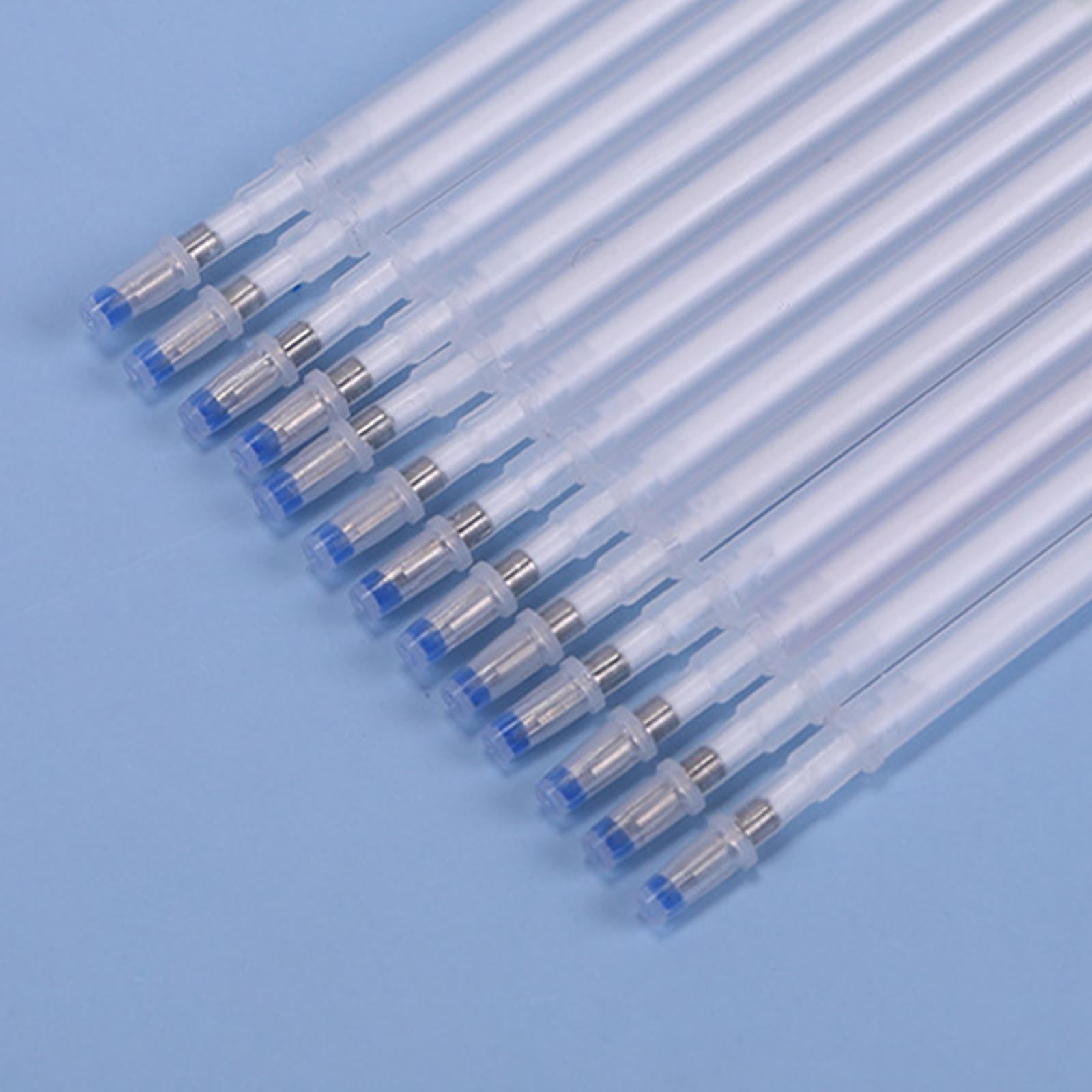 Tachiuwa 5xHeat Erasable Pen Refills Marker Tailors Quilting Embroidery Sewing White Thick 50pcs