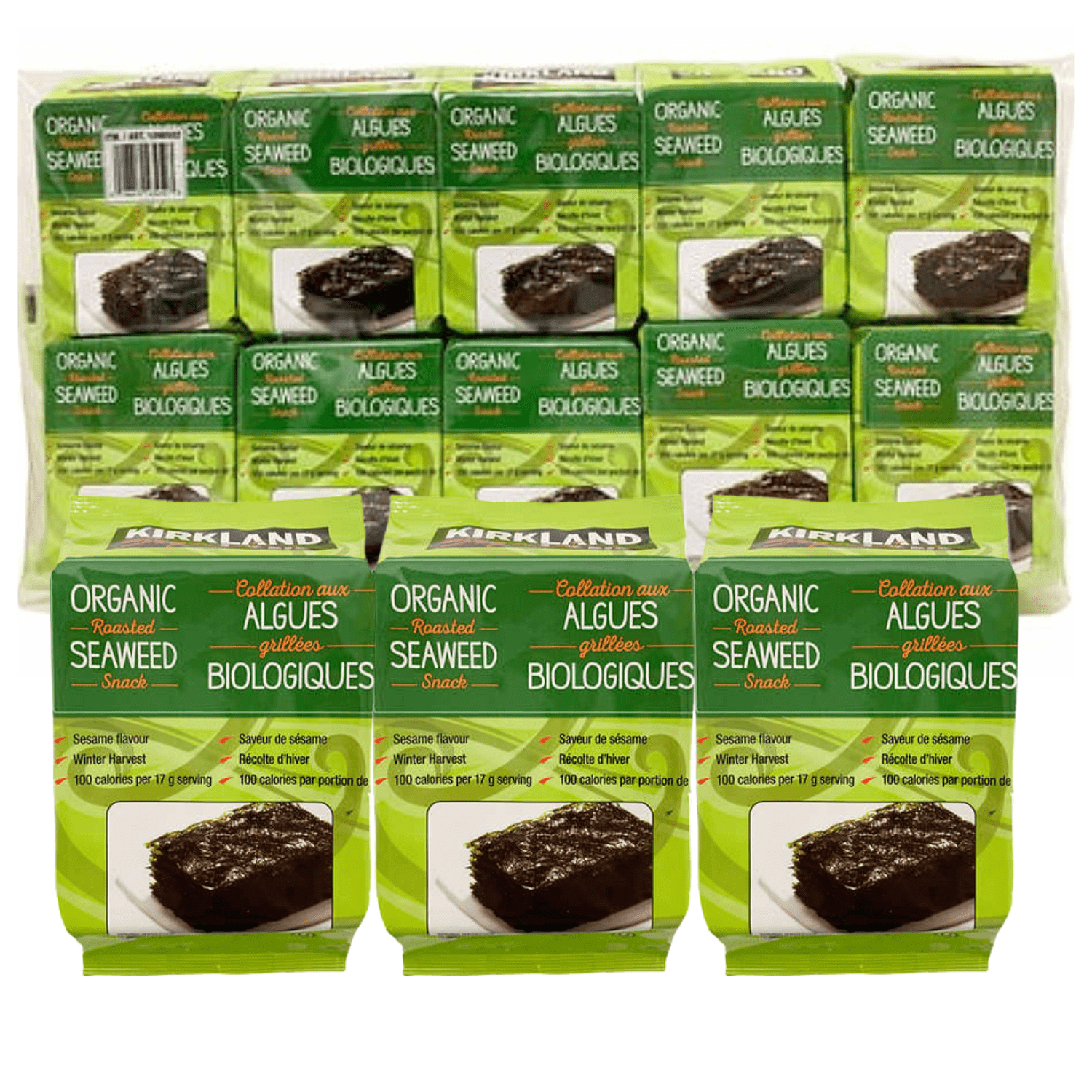 KS Organic Roasted Seaweeds 27g Pack No Preservatives, MSG Free