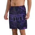 thumbnail image 2 of Tool Band Poster Men's Beach Shorts Swim Trunks Casual Quick Dry Board Shorts Swimwear with Mesh Lined and Pockets, 2 of 8