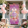 thumbnail image 1 of Dvkptbk Rideau de Porte de Pâques Décorations de Fête Décorations de Pâques, 1 of 6
