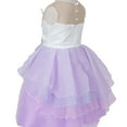 thumbnail image 4 of KAWELL Unicorn Princess Tulle Flower Pageant Christmas Girl's Fancy-Dress Costume for Child, 9-10 Years, 4 of 6
