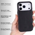thumbnail image 5 of Blackbrook Funda De Cuero Para Iphone 17 Pro Max - Barlow Funda A Presión Hecha A Mano Cuero De Plena Flor Con Protección De Borde 360 ​​Compatible Con Magsafe Diseño Protector Delgado Caja De Regalo, 5 of 5