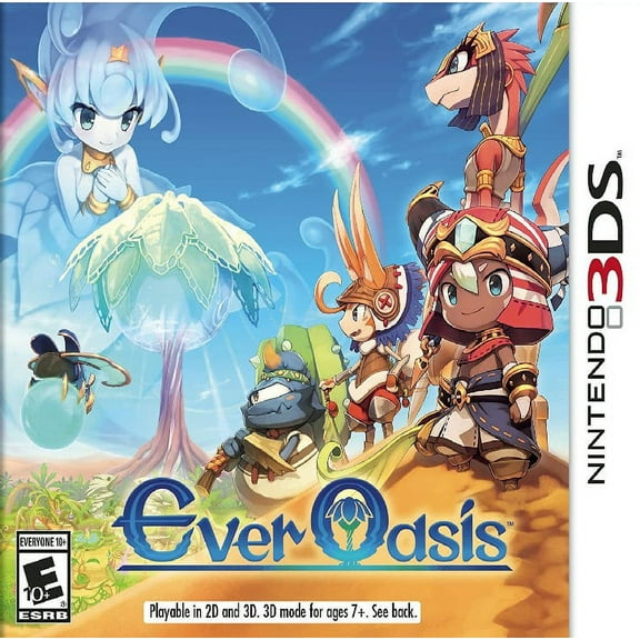 Restored Ever Oasis (Nintendo 3DS, 2017) RPG Game (Refurbished)