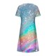 thumbnail image 4 of Vestido De Verano Puntoco Informal Estampado De Playa Manga Corta Cuello Redondo Suelto Color XXXL, 4 of 4