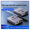 thumbnail image 2 of Video Capture Card Compatible 1080P HD Video Recorder Grabber Game Recording Live Streaming ,Portable, 2 of 6