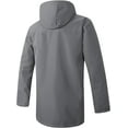 thumbnail image 2 of Men's Casual Fashion Windbreaker Coat-Lightweight Mid-Length Jacket with Adjustable Hood & Two Large Pockets, 2 of 6