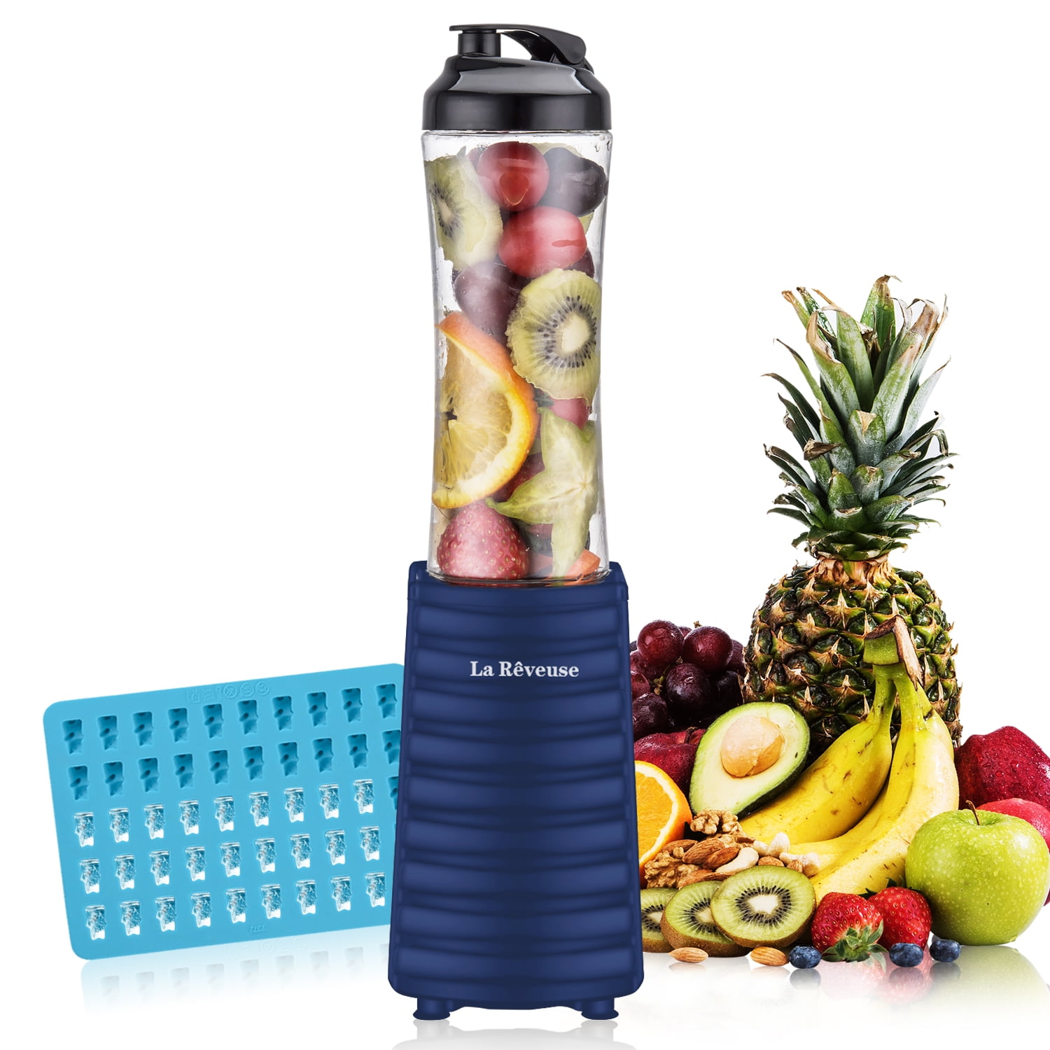 La Reveuse Smoothies Blender Personal Size 300 Watts with 18 oz BPA
