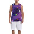 thumbnail image 6 of Rocae Astronaut for Men's Basketball Jersey Lightweight and Breathable Athletic Tank Top,Quick-Drying Sports Jersey XX-Large, 6 of 9