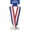 Silver Medal 2in, variant on PMU Patriotic Sequin Bowtie with Adjustable Strap, Red White & Blue American Flag Design, 4th of July Decorations Costume Accessory for Holidays, Veterans, Election & Independence Day, (1/Pkg) Pkg/1