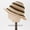 Khaki, variant on Rainbow Striped Sun Hats For Women Summer Wide Brim Bucket Hat Outdoor Beach Panama Straw Cap Ladies Dome Sunshade Caps Gorros