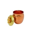 thumbnail image 4 of GoldGiftIdeas Copper Hammered Dry Fruit Jars with Lid (Kulhad Shape), Diwali Return Gifts, Serving Bowls/Sweet Box for Party, Wedding Favor (Pack of 10), 4 of 5