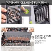 Howarmer 14 in 1 Multifunctional Vegetable Onion Chopper Dicer Slicer, Kitchen Mandoline Food Chopper Cutter Slicer with 8 Blades, Carrot and Garlic Chopper with Container