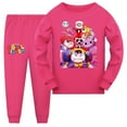 thumbnail image 5 of Ropa de dormir de dibujos animados para niños y niñas, Conjunto de pijama de manga larga, con estampado de Circo Digital, 5 of 5