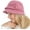 Pink, variant on YooGuoGuo Wool Knit Bucket Hat for Women Vintage Elegant Floral Cloche Fleece Lined Warm Winter Caps for Cold Weather Gift