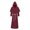 Red, variant on HUnisex alf Shoulder Hooded Cloak Solid Adult Cape Halloween Parties Gothic Masquerade Outfit Men And Women Holiday Dress Up