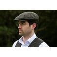 thumbnail image 3 of Mucros Weavers Men's 100% Wool Tweed Flat Kerry Flat Cap Made in Ireland, 3 of 5
