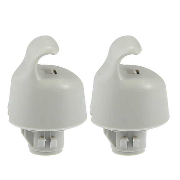 Unique Bargains 2pcs Car Sun Visor Clip Plastic Sun Visor Hook Clip Sun Visor Clip Retainer for Nissan Maxima Gray