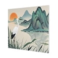 thumbnail image 2 of Home Decor 16 X 20 The White Egret In The Sunset For Living Room Bedroom Kitchen Office Canvas Decorative Picture Wall Art Decor Paintings Canvas Paintings, 2 of 6