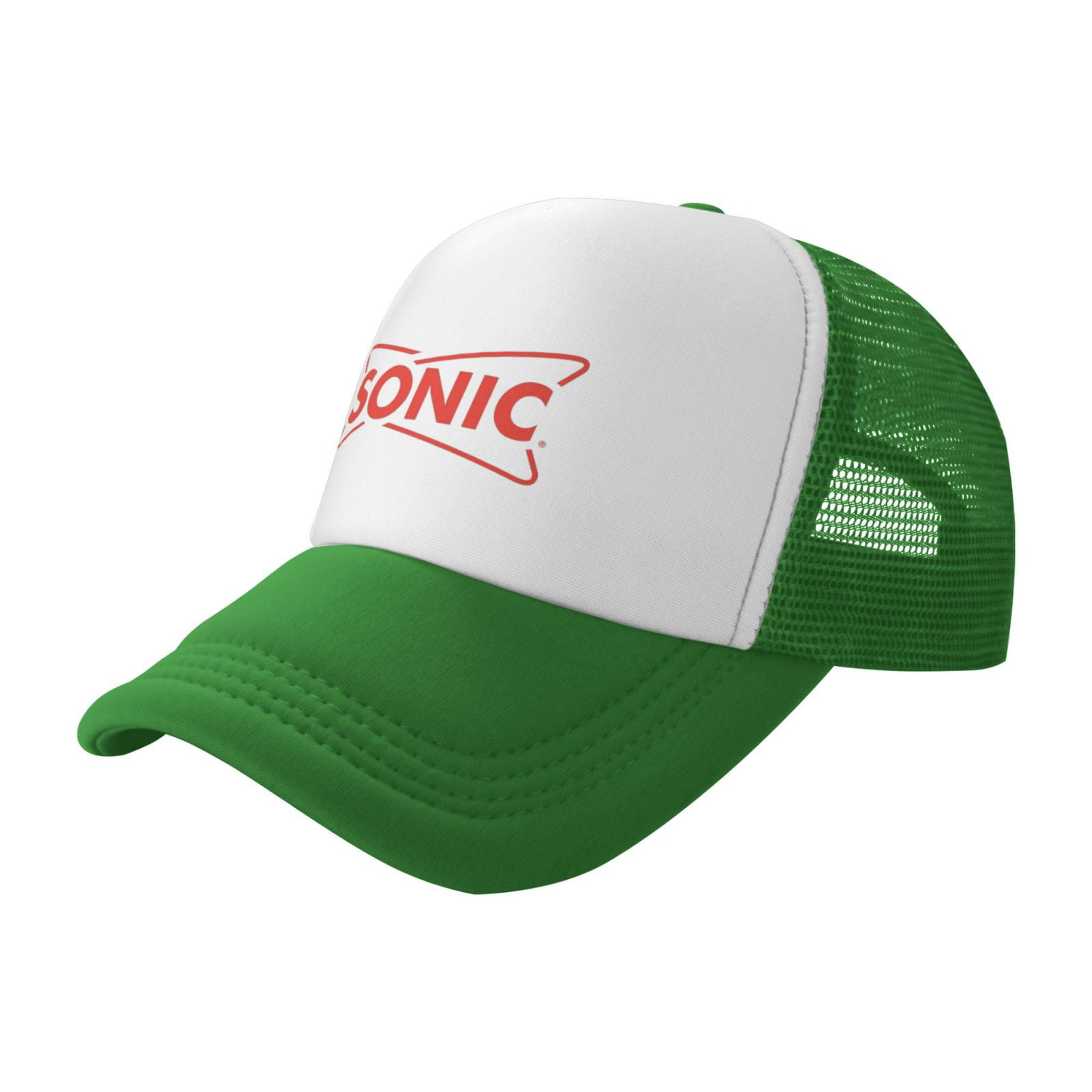 Sonics Green and White Trucker Hats