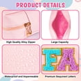 thumbnail image 3 of Bolsa de cosméticos ZAUGONTW Preppy Makeup, impermeable, de viaje, 4 unidades, 3 of 7