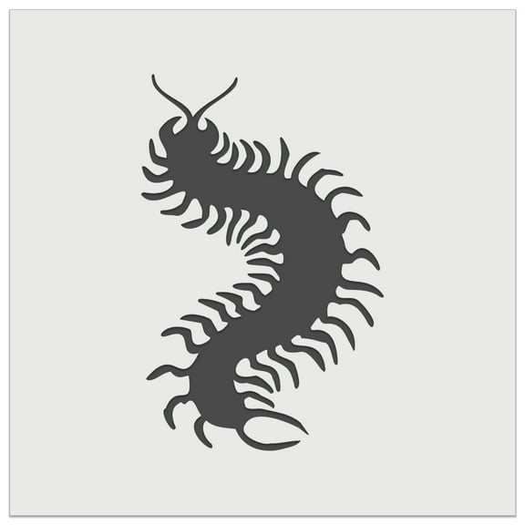 Creepy Crawley Centipede Bug DIY Cookie Wall Craft Stencil - 5.5 Inch