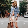 thumbnail image 4 of Vsdgher Robe d'Été Imprimée Renard Endormi Mignon pour Femmes Robe de Plage Décontractée Col en U Sans Manches Robe Débardeur Ample avec Poche, 4 of 7
