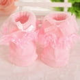 thumbnail image 6 of Aosijia 6 Pairs Baby Girls Cotton Sock Cuff Ruffle Lace Flower Short Sock Ankle Dress Sock for Newborn Infant Toddler Pink, 6 of 10