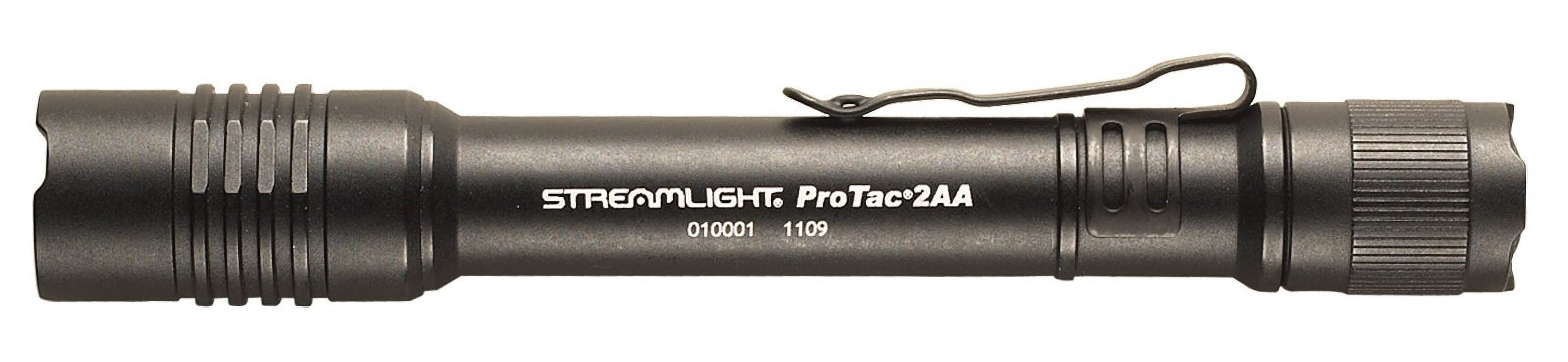 Streamlight 88033 ProTac 2AA-X 270-Lumen Rechargeable Multi-Fuel Personal Carry Tactical Flashlight, Black CA2