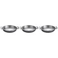 thumbnail image 2 of 3pcs Stainless Steel Pot Double Handle Pan Multi-function Paella Pan Korean Style Pot Kitchen Cooking Pan, 2 of 4