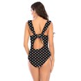 thumbnail image 3 of Spring and summer flying edge slim women's swimsuit one-piece conservative women's bikini, 3 of 5