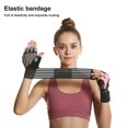 thumbnail image 4 of sweethay 2 piezas de guantes profesionales para gimnasio, Fitness, levantamiento de pesas, mujeres, hombres, Crossfit, entrenamiento, culturismo, medio Gimnasios en casa sweethay OD005727-00, 4 of 6