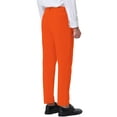 thumbnail image 3 of INSPIRE CHIC Men's Dress Solid Color Pants Straight Front Chino Slacks, 3 of 6