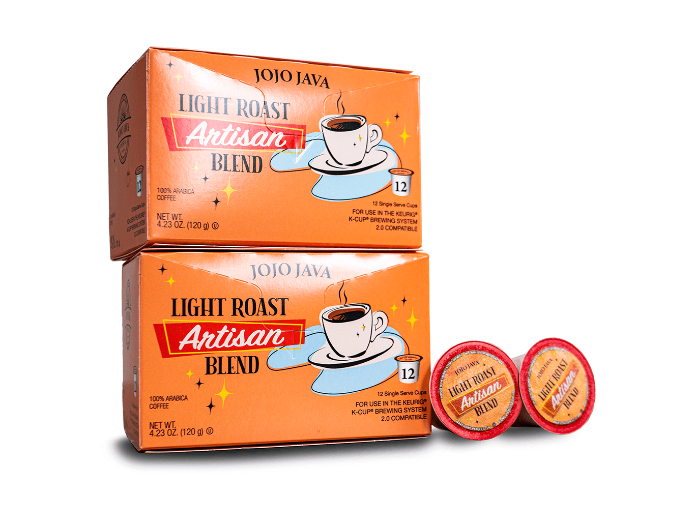 Jojo Java Light Roast Artisan Coffee Instant Pod 12ct K Cup Coffee Single Serve Coffee Pods Walmart Com