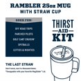thumbnail image 3 of Taza YETI Rambler de 750 ml con tapa de pajita de acero con aislamiento al vacío, 3 of 9