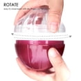 thumbnail image 3 of CHUANK Onion Garlic Keeper Set  Clear Lid Reusable Refrigerator Food Shape Container Saver for Full Leftover Onion Garlic, 3 of 8