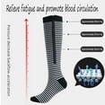 thumbnail image 3 of EARKITY Compression Socks, Circulation Support Socks, Graduated Supports Socks, Medical Compression Sock, Best for Medical, Nursing, Running, Athletic, Varicose Veins, Travel, 3 of 4