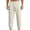 Beige, variant on Mens Sweatpants with Pockets Elastic Waist Drawstring Pants Pull on Sweat Pant Solid Workout Fall Trouser Black 2XL