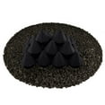 thumbnail image 2 of Midnight Black, Ceramic Fire Diamonds | 3" Set of 20, 2 of 3