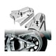 thumbnail image 2 of Motorcycle Bar Shield Rear Axle Cover for Harley Softail Bad Boy Night Train Standard EFI FXSTI Chrome Rear Swingarm Cap, 2 of 5