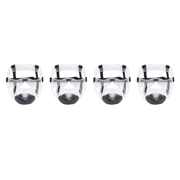 Protector facial transparente para taekwondo, con cubierta extraíble y gruesa para artes marciales y boxeo. Niños 4 piezas