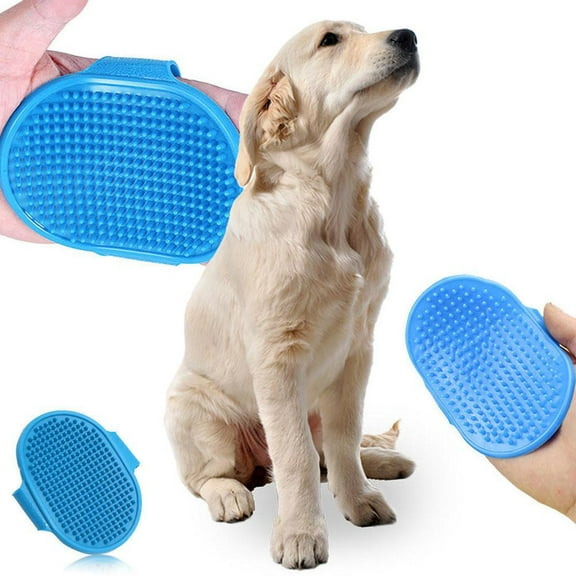 HPDL Pet Cats Dogs Soft Rubber Silicone Hair Fur Bath Grooming Brush Cleaning Hairr Massage For Small Mediu Comb Tool