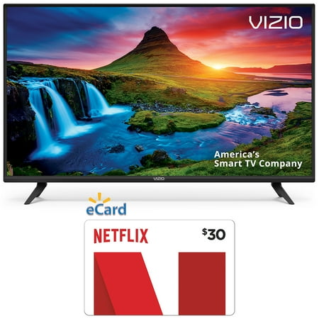 Tv Delivery Tip VIZIO 40” Class FHD (1080P) Smart LED TV (D40f-G9) & Netflix $30 gift card (email delivery) ()