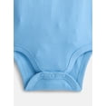 thumbnail image 3 of Wonder Nation Baby Boys' Solid Bodysuit with Long Sleeves, 3-Piece, Sizes 0M-24M, 3 of 4
