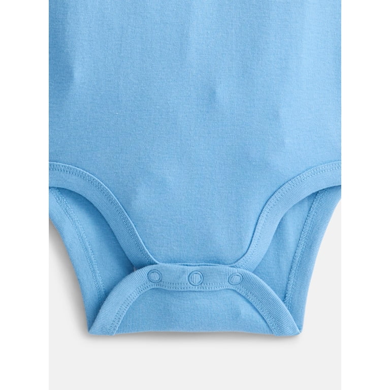 Wonder Nation Baby Boys' Long-Sleeve Bodysuit 3-Pack photo 3