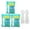 C, variant on Extended Length Disposable Cleaning Gloves (10 Pairs), Extra Long Cuff for Kitchen Bathroom, Waterproof Rubber