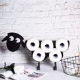 thumbnail image 6 of Animal Wall Mount Roll Paper Holder Funny Metal Iron Art Sculpture Sloth Toilet Bathroom Tissue Rack Storage Shelf Home Decor, 6 of 6