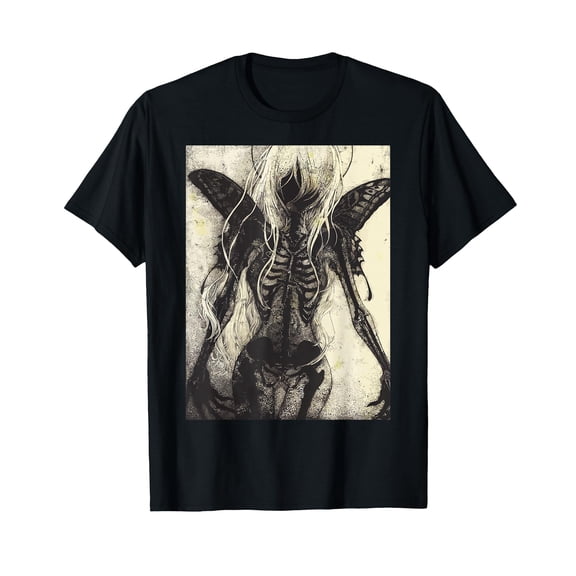 Dark Art Aesthetic Grunge clothes Fairycore Gothic Horror Short Sleeve T-Shirt