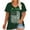Z02_Green, variant on TKLPEHG St. Patricks Day Shirts Women Crew Neck Plus Size Tops Green Irish Shamrock Print Graphic Tee Short Sleeve Striped Shirt (Green,XXXXL)