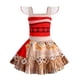 thumbnail image 1 of Vestido de Moana para niñas de 1 a 12 años, vestido de princesa Moana para cumpleaños, disfraz de Halloween, carnaval, fiesta de Pascua, cosplay para niñas, 1 of 2