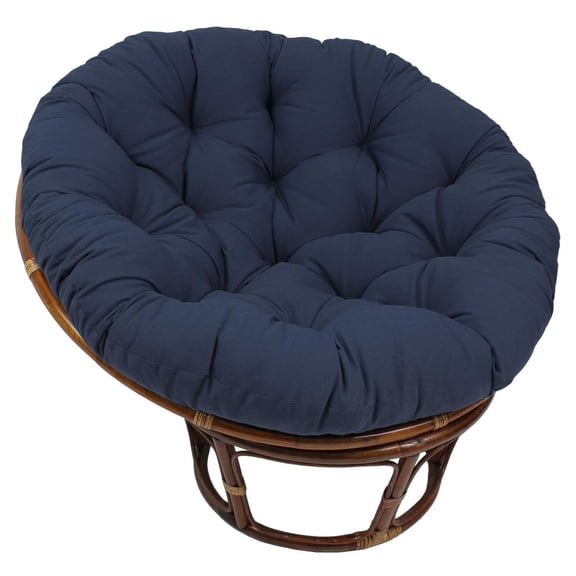 HomeStock Retro Relaxation solid Twill Papasan Cushion (Fits 42-Inch Papasan Frame)